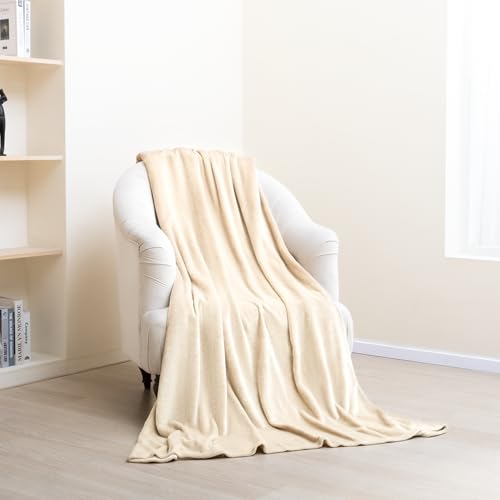 Paco Home Kuscheldecke Fleecedecke Flauschige Decke Wohndecke Warm Couch Bett Sofadecke Wohn- & Kuscheldecken Überwurf, Farbe:Camel, Größe:200x240cm von Paco Home