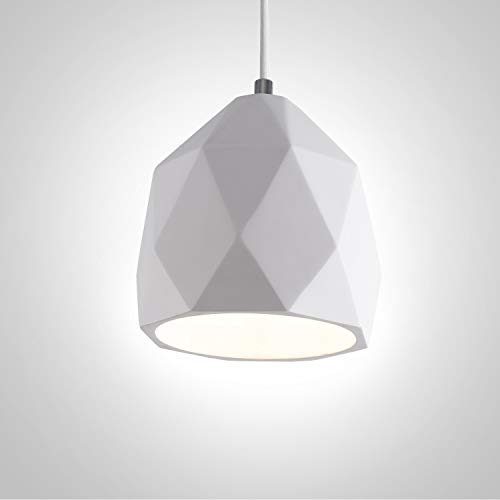 Paco Home Pendelleuchte, E27, Lampe Für Wohnzimmer Esszimmer Küche, Höhenverstellbar, Farbe: Gips-Weiß, Leuchtmittel: ohne Leuchtmittel Paco Home Pendelleuchte, E27, Lampe Für Wohnzimmer Esszimmer Küche, Höhenverstellbar, Farbe: Gips-Weiß, Leuchtmittel: ohne Leuchtmittel von Paco Home