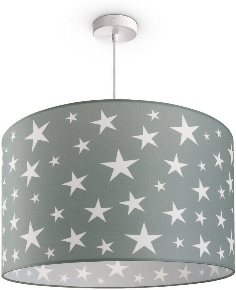 Paco Home Pendelleuchte Capri 315, ohne Leuchtmittel, Kinderlampe Deckenlampe LED Kinderzimmer Sternenhimmel Motiv E27 von Paco Home