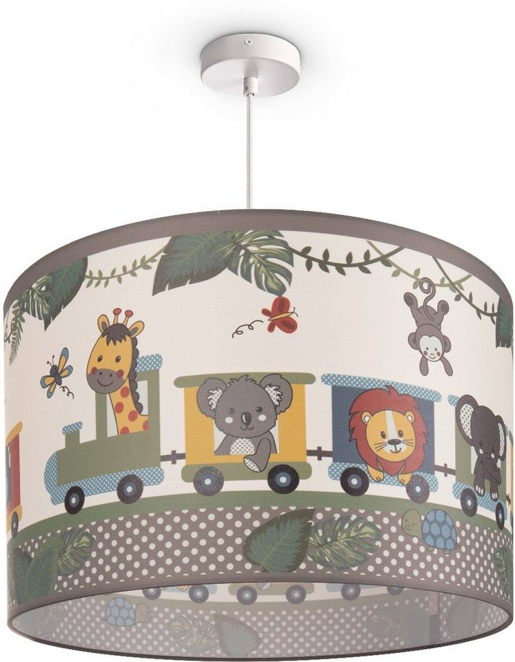 Paco Home Pendelleuchte Diamond 635, ohne Leuchtmittel, Kinderlampe Deckenlampe LED Kinderzimmer Lampe Zug Tieren, E27 Paco Home Pendelleuchte Diamond 635, ohne Leuchtmittel, Kinderlampe Deckenlampe LED Kinderzimmer Lampe Zug Tieren, E27 von Paco Home