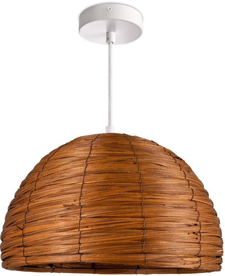 Paco Home Pendelleuchte Gogo, ohne Leuchtmittel, Deckenlampe LED Wohnzimmer Und Schlafzimmer, Gras, Deko E27 von Paco Home