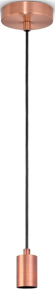 Paco Home Pendelleuchte HUGO, ohne Leuchtmittel, E27 1,5m Textilkabel Kürzbar 1-Flammig Paco Home Pendelleuchte HUGO, ohne Leuchtmittel, E27 1,5m Textilkabel Kürzbar 1-Flammig von Paco Home