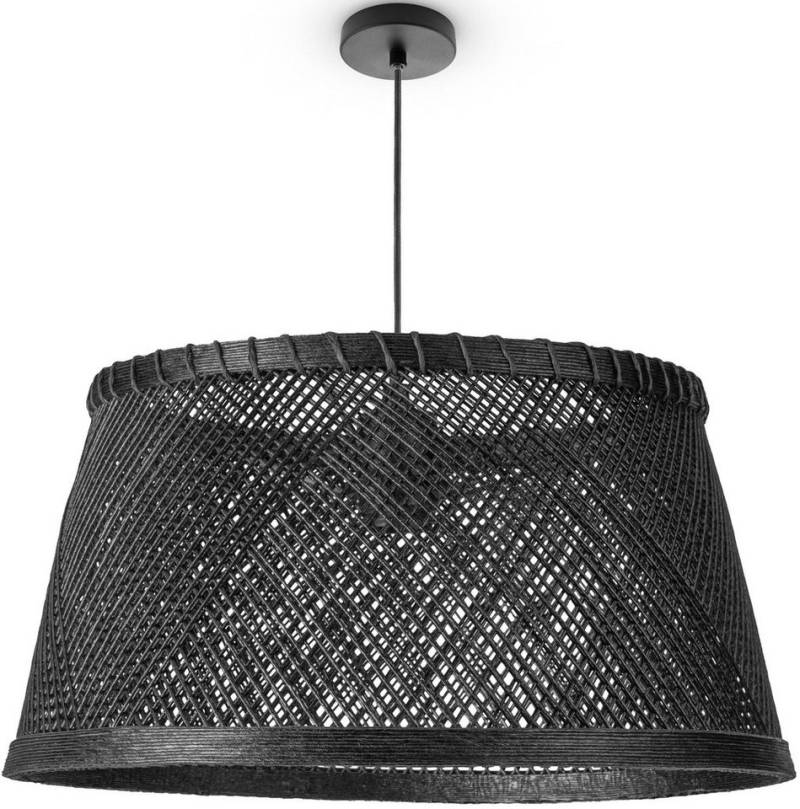 Paco Home Pendelleuchte RAMA, ohne Leuchtmittel, Korb Papier Hängend Esstisch Lampe Boho Wohnzimmer E27 von Paco Home
