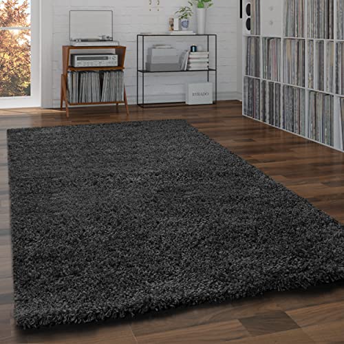 Paco Home Shaggy Teppich Hochflor Flauschig Wohnzimmer Uni In Versch. Farben & Größen, Grösse:70x250 cm, Farbe:Anthrazit Paco Home Shaggy Teppich Hochflor Flauschig Wohnzimmer Uni In Versch. Farben & Größen, Grösse:70x250 cm, Farbe:Anthrazit von Paco Home