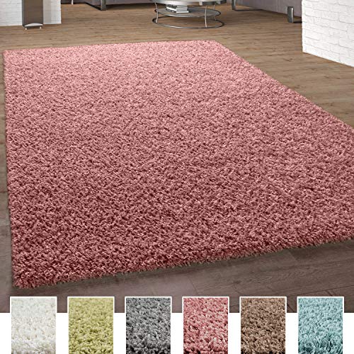 Paco Home Shaggy Teppich Hochflor Langflor Teppiche Hochwertig Pastell Uni Versch. Farben, Grösse:200x280 cm, Farbe:Pink Paco Home Shaggy Teppich Hochflor Langflor Teppiche Hochwertig Pastell Uni Versch. Farben, Grösse:200x280 cm, Farbe:Pink von Paco Home