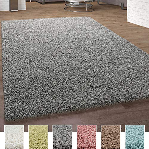 Paco Home Shaggy Teppich Hochflor Langflor Teppiche Hochwertig Pastell Uni Versch. Farben, Grösse:60x100 cm, Farbe:Grau Paco Home Shaggy Teppich Hochflor Langflor Teppiche Hochwertig Pastell Uni Versch. Farben, Grösse:60x100 cm, Farbe:Grau von Paco Home