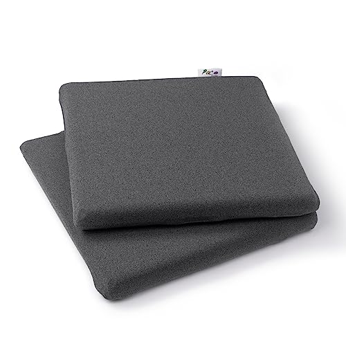 Paco Home Sitzkissen Stuhl Bürostuhl Sitzpolster Sitzauflage Stuhlauflage Sitzkissen Bürostuhl Schreibtischstuhl 2er Set von Paco Home