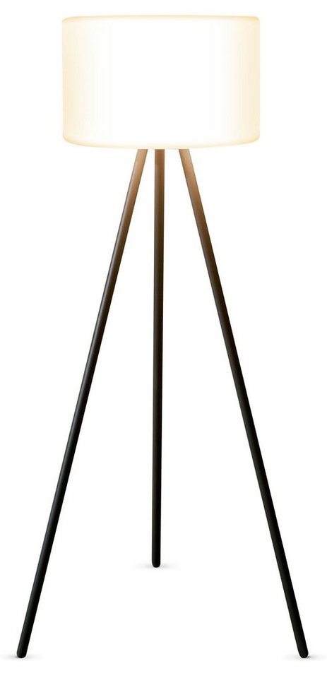 Paco Home Stehlampe BRUCE, LED fest integriert, LED In- Und Outdoor Garten Terrasse Aufladbar Akku Balkon Dreibein von Paco Home