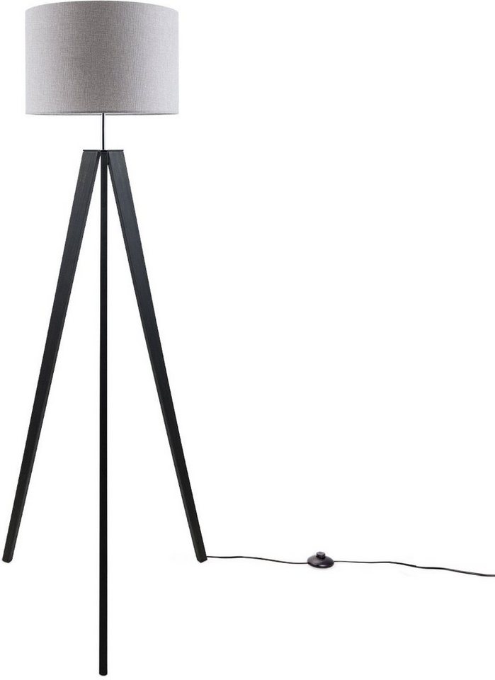 Paco Home Stehlampe Canvas uni Color, ohne Leuchtmittel, Stehlampe Vintage Fuß LED Lampe Wohnzimmer Skandinavischer Stil E27 Paco Home Stehlampe Canvas uni Color, ohne Leuchtmittel, Stehlampe Vintage Fuß LED Lampe Wohnzimmer Skandinavischer Stil E27 von Paco Home
