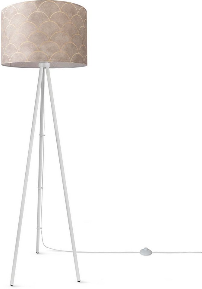 Paco Home Stehlampe Trina Pillar, ohne Leuchtmittel, Stativ Stehlampe Wohnzimmer Dreibein Lampe Mit Stoffschirm Retro Paco Home Stehlampe Trina Pillar, ohne Leuchtmittel, Stativ Stehlampe Wohnzimmer Dreibein Lampe Mit Stoffschirm Retro von Paco Home