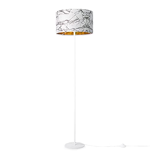 Paco Home Stehlampe Wohnzimmer Stehleuchte Lampenschirm Stoff Stehleuchte Leselampe Abstrakt Vintage Modern E27 von Paco Home