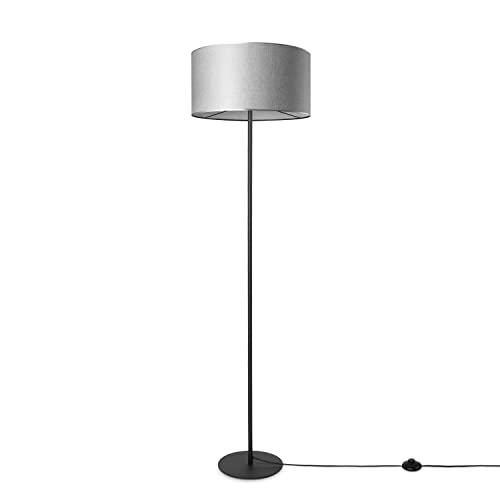 Paco Home Stehlampe Wohnzimmerlampe Stoffschirmlampe Standleuchte Textil Schirm E27 Leselampe Skandi Büro Mit Stecker M von Paco Home