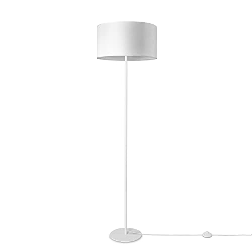 Paco Home Stehlampe Wohnzimmerlampe Stoffschirmlampe Standleuchte Textil Schirm E27 Leselampe Skandi Büro Mit Stecker M von Paco Home