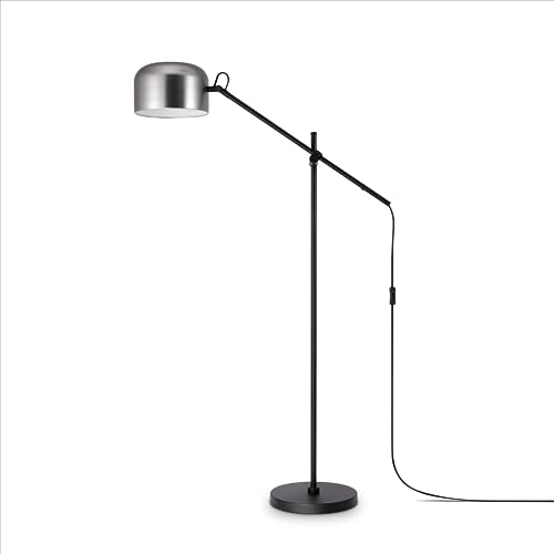 Paco Home Stehleuchte Metall Wohnzimmerlampe Lampenschirm Stehlampe Leselampe Standleuchte Büro Bodenlampe Modern Stylisch E27 Fassung Retro Innen von Paco Home