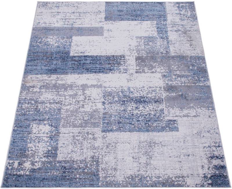 Paco Home Teppich Bari 873, rechteckig, Höhe: 13 mm, Kurzflor, Patchwork Design, Used-Look von Paco Home