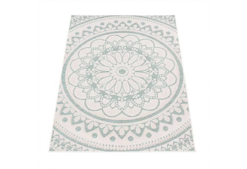 Paco Home Teppich Brescia 471, rechteckig, Höhe: 4 mm, Flachgewebe, modernes orientalisches Design, In- und Outdoor geeignet von Paco Home