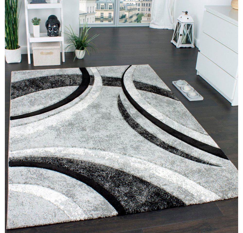 Paco Home Teppich Brillance 758, rechteckig, Höhe: 18 mm, Kurzflor, modernes geometrisches Design, auch als Läufer von Paco Home