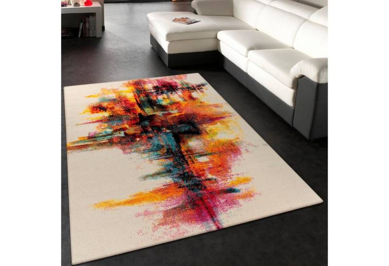 Paco Home Teppich Canvas 752, rechteckig, Höhe: 16 mm, Kurzflor, modernes Design, mit Arizona Leinwand Optik Paco Home Teppich Canvas 752, rechteckig, Höhe: 16 mm, Kurzflor, modernes Design, mit Arizona Leinwand Optik von Paco Home