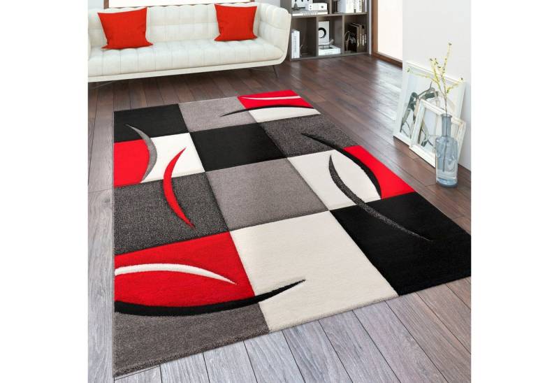 Paco Home Teppich Diamond 665, rechteckig, Höhe: 17 mm, Karo Muster, 3D-Design, auch als Läufer, Wohnzimmer, Schlafzimmer Paco Home Teppich Diamond 665, rechteckig, Höhe: 17 mm, Karo Muster, 3D-Design, auch als Läufer, Wohnzimmer, Schlafzimmer von Paco Home