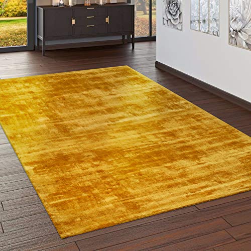Paco Home Teppich Handgefertigt Hochwertig 100% Viskose Vintage Trend Farbe Gelb, Grösse:160x230 cm Paco Home Teppich Handgefertigt Hochwertig 100% Viskose Vintage Trend Farbe Gelb, Grösse:160x230 cm von Paco Home