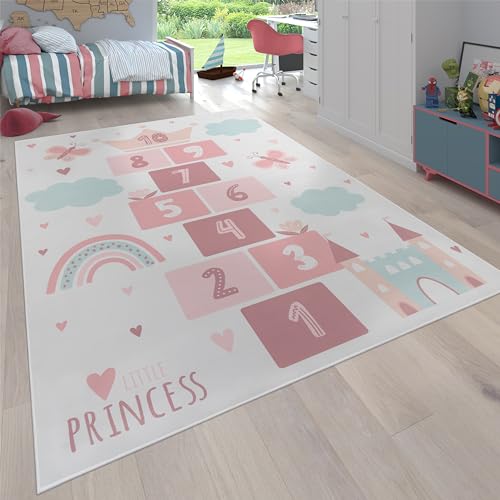 Paco Home Teppich Kinderzimmer Kinderteppich rutschfest Spielteppich Krabbelmatte Modern Herz Waschbar Creme, Grösse:240x340 cm Paco Home Teppich Kinderzimmer Kinderteppich rutschfest Spielteppich Krabbelmatte Modern Herz Waschbar Creme, Grösse:240x340 cm von Paco Home