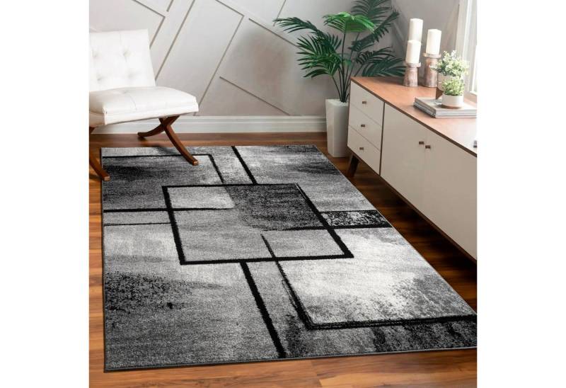 Paco Home Teppich Mondial 107, rechteckig, Höhe: 13 mm, Kurzflor, modernes abstraktes Design von Paco Home