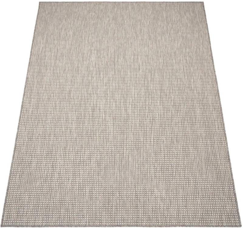 Paco Home Teppich Napoli 777, rechteckig, Höhe: 4 mm, Flachgewebe, meliert, In- und Outdoor geeignet, Wohnzimmer von Paco Home