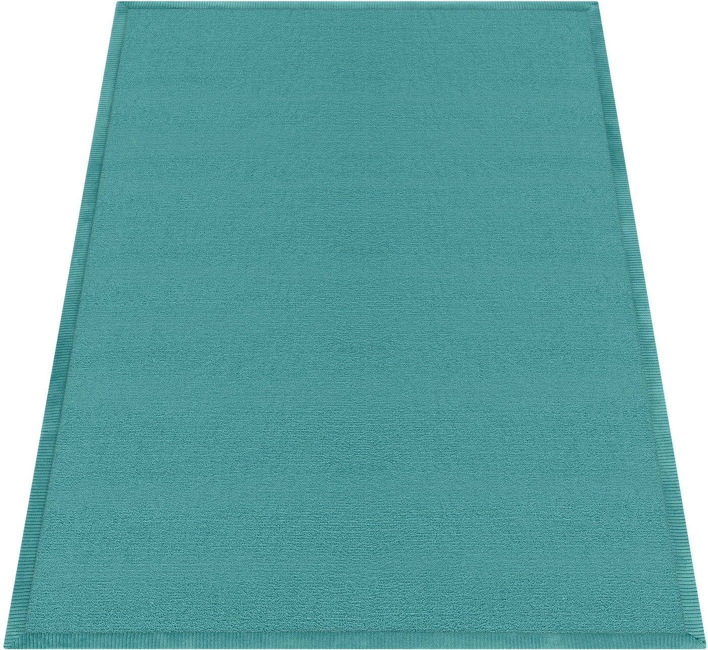 Paco Home Teppich Tatami 475, rechteckig, Höhe: 24 mm, Kurzflor, Uni-Farben, mit Memory Foam, waschbar von Paco Home