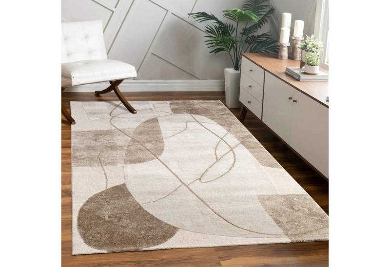 Paco Home Teppich Tuana 217, rechteckig, Höhe: 15 mm, Kurzflor, modernes 3D-Design, Wohnzimmer von Paco Home