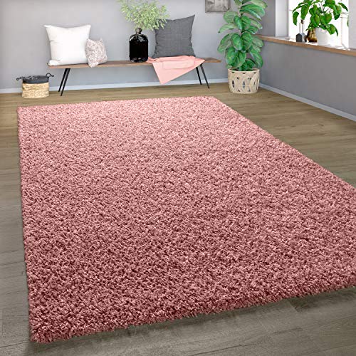 Paco Home Teppich Wohnzimmer, Schlafzimmer/Hochflor Shaggy in versch. Designs Farben und Größen, Grösse:200x280 cm, Farbe:Pink 4 Paco Home Teppich Wohnzimmer, Schlafzimmer/Hochflor Shaggy in versch. Designs Farben und Größen, Grösse:200x280 cm, Farbe:Pink 4 von Paco Home