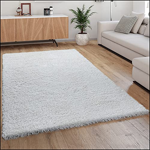 Paco Home Teppich Wohnzimmer, Schlafzimmer/Hochflor Shaggy in versch. Designs Farben und Größen, Grösse:60x100 cm, Farbe:Creme 9 Paco Home Teppich Wohnzimmer, Schlafzimmer/Hochflor Shaggy in versch. Designs Farben und Größen, Grösse:60x100 cm, Farbe:Creme 9 von Paco Home