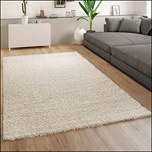Paco Home Teppich Wohnzimmer, Schlafzimmer/Hochflor Shaggy in versch. Designs Farben und Größen, Grösse:70x140 cm, Farbe:Creme 14 Paco Home Teppich Wohnzimmer, Schlafzimmer/Hochflor Shaggy in versch. Designs Farben und Größen, Grösse:70x140 cm, Farbe:Creme 14 von Paco Home