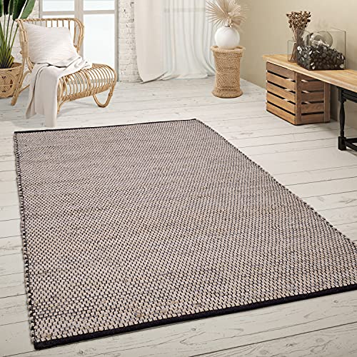 Paco Home Teppich Wohnzimmer Kurzflor Jute Handgewebt Meliertes Ethno Muster Naturfaser, Grösse:60x100 cm, Farbe:Anthrazit Paco Home Teppich Wohnzimmer Kurzflor Jute Handgewebt Meliertes Ethno Muster Naturfaser, Grösse:60x100 cm, Farbe:Anthrazit von Paco Home