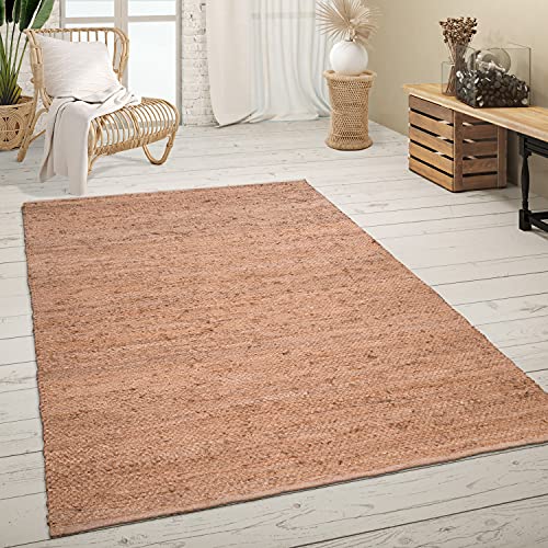 Paco Home Teppich Wohnzimmer Naturfaser Handgearbeitet Jute Meliert Modernes Muster Boho Stil, Grösse:200x290 cm, Farbe:Natur 4 von Paco Home