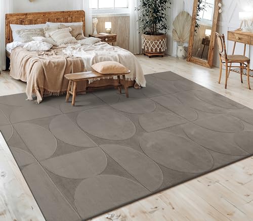 Paco Home Teppich Wohnzimmer Schlafzimmer Kurzflor Skandinavisches Boho Muster Geometrisch Rauten Motiv Einfarbig Weich Modern, Grösse:80x150 cm, Farbe:Grau 6 von Paco Home