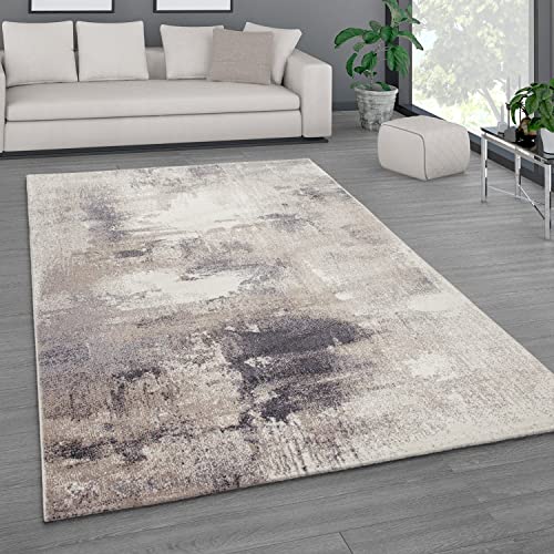 Paco Home Teppich Wohnzimmer Schlafzimmer Kurzflor Vintage Optik Bunt Modern Pastell Abstrakt, Grösse:200x290 cm, Farbe:Beige 2 Paco Home Teppich Wohnzimmer Schlafzimmer Kurzflor Vintage Optik Bunt Modern Pastell Abstrakt, Grösse:200x290 cm, Farbe:Beige 2 von Paco Home