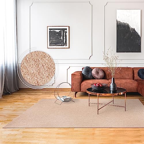 Paco Home Teppich Wohnzimmer Schlafzimmer Kurzflor Waschbar Bis 30 Grad Einfarbiges Design Meliertes Muster Weich Moderne Deko, Grösse:240x330 cm, Farbe:Beige Paco Home Teppich Wohnzimmer Schlafzimmer Kurzflor Waschbar Bis 30 Grad Einfarbiges Design Meliertes Muster Weich Moderne Deko, Grösse:240x330 cm, Farbe:Beige von Paco Home