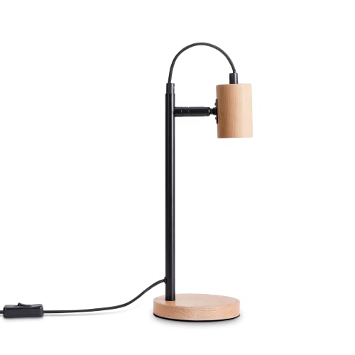 Paco Home Tischlampe Nachttischlampe Schreibtisch E14 Minimalistisch Skandinavisch Büro Holz Fuß Paco Home Tischlampe Nachttischlampe Schreibtisch E14 Minimalistisch Skandinavisch Büro Holz Fuß von Paco Home