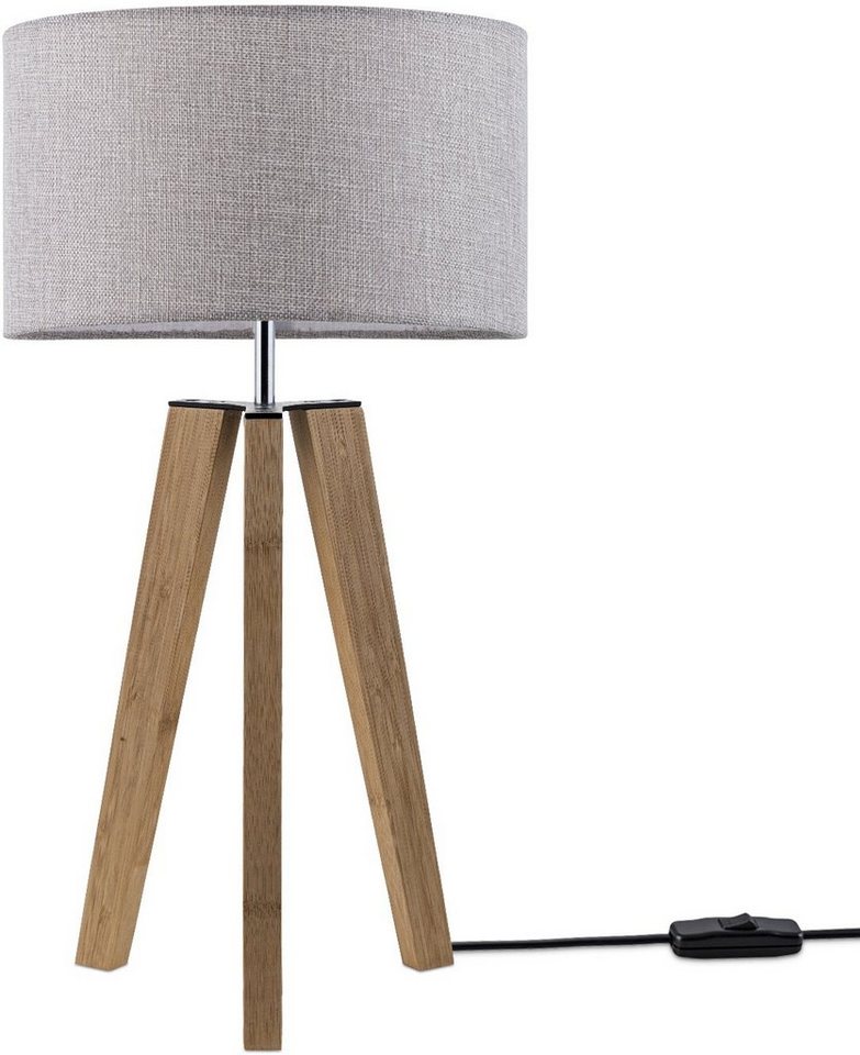 Paco Home Tischleuchte Canvas uni Color, ohne Leuchtmittel, Stehlampe Vintage Fuß LED Lampe Wohnzimmer Skandinavischer Stil E27 Paco Home Tischleuchte Canvas uni Color, ohne Leuchtmittel, Stehlampe Vintage Fuß LED Lampe Wohnzimmer Skandinavischer Stil E27 von Paco Home
