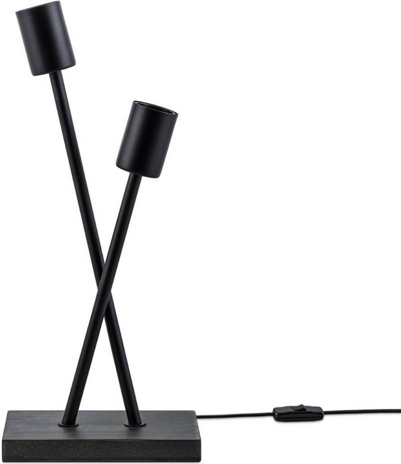 Paco Home Tischleuchte IKS, ohne Leuchtmittel, Stehlampe LED Lampe Wohnzimmer Vintage Retro Industrial Design E27 von Paco Home