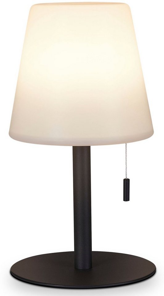 Paco Home Tischleuchte JEN, LED fest integriert, Warmweiß, LED Akku Kabellos Wiederaufladbar Nacht Zugschalter von Paco Home