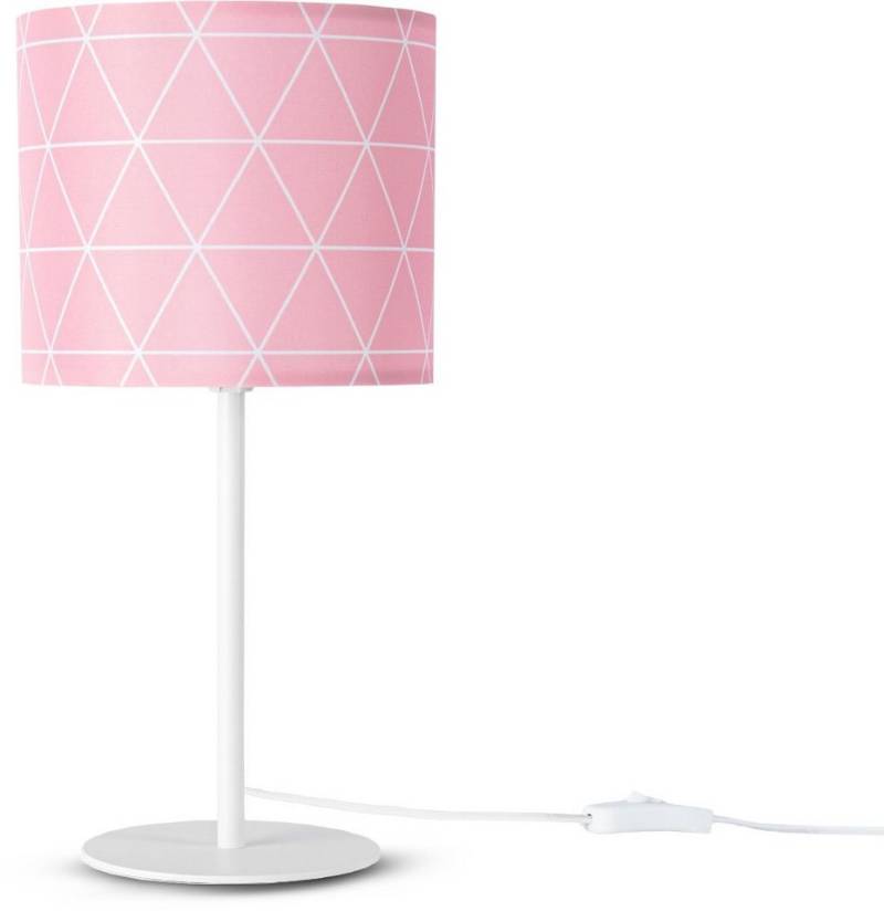 Paco Home Tischleuchte Stella 401, ohne Leuchtmittel, Nacht Schreib âˆ…18cm Skandi Rauten Höhe 36,5cm E14 von Paco Home