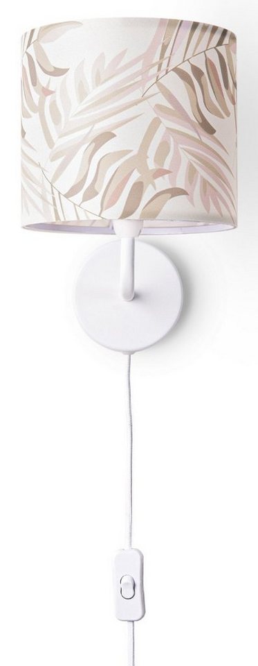 Paco Home Wandleuchte Kuba 126, ohne Leuchtmittel, Innen Wandlampe Lampenschirm Nachtlicht Kinder Deko Wohnzimmer Palme von Paco Home