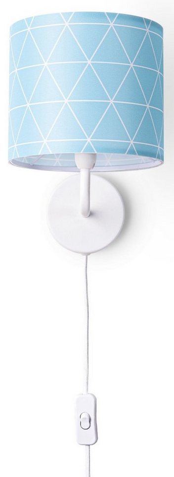 Paco Home Wandleuchte Stella 401, ohne Leuchtmittel, Stecker Flur Lampe Wohnzimmer âˆ…18cm Skandi Stil Kabel 3m E14 von Paco Home