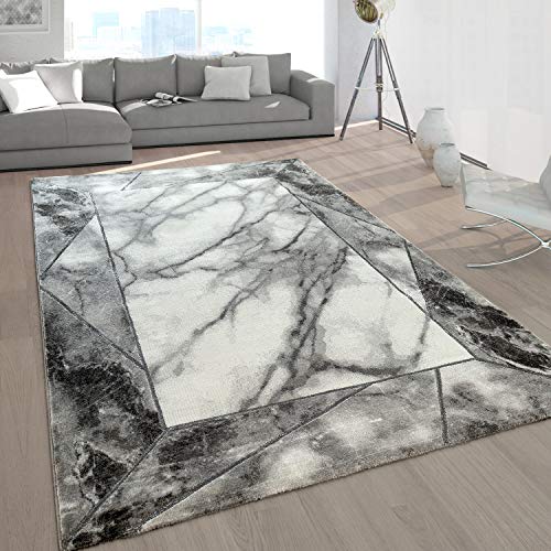 Paco Home Wohnzimmer-Teppiche Grau Gold Weich Marmor Optik Kurzflor mit vers. Designs, Grösse:120x170 cm, Farbe:Silber 5 Paco Home Wohnzimmer-Teppiche Grau Gold Weich Marmor Optik Kurzflor mit vers. Designs, Grösse:120x170 cm, Farbe:Silber 5 von Paco Home
