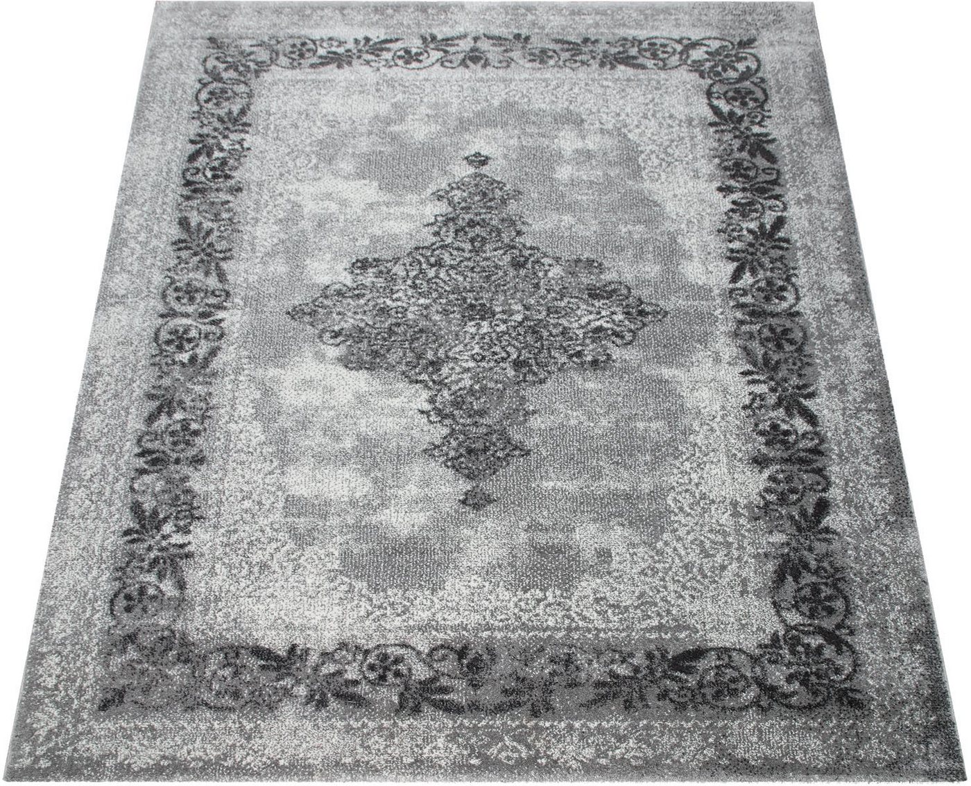 Paco Home Teppich Alabama 371, rechteckig, Höhe: 12 mm, Kurzflor, Orient-Optik, Vintage Design von Paco Home