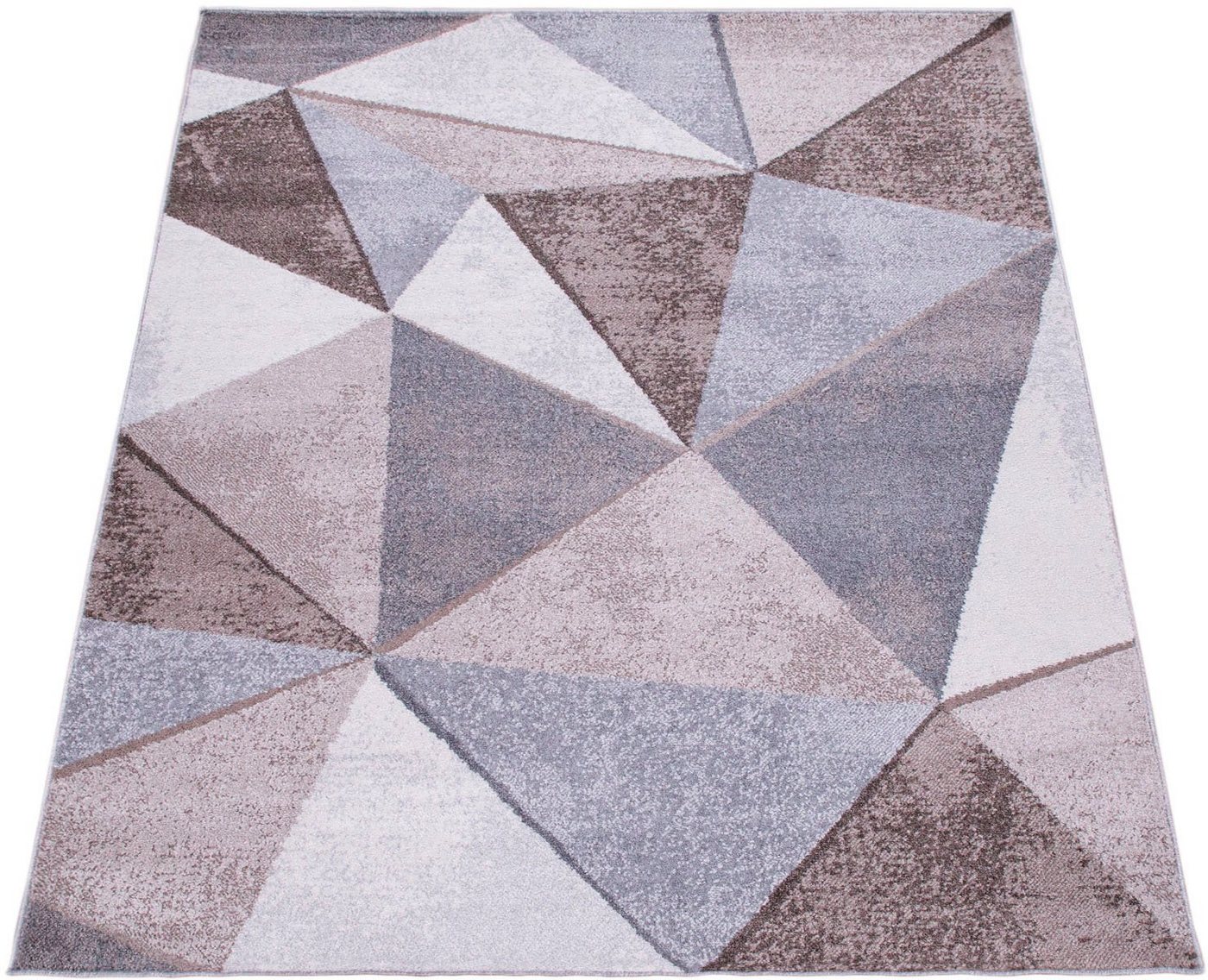 Paco Home Teppich Bari 874, rechteckig, Höhe: 13 mm, Kurzflor, modernes geometrisches Design, Used-Look Paco Home Teppich Bari 874, rechteckig, Höhe: 13 mm, Kurzflor, modernes geometrisches Design, Used-Look von Paco Home