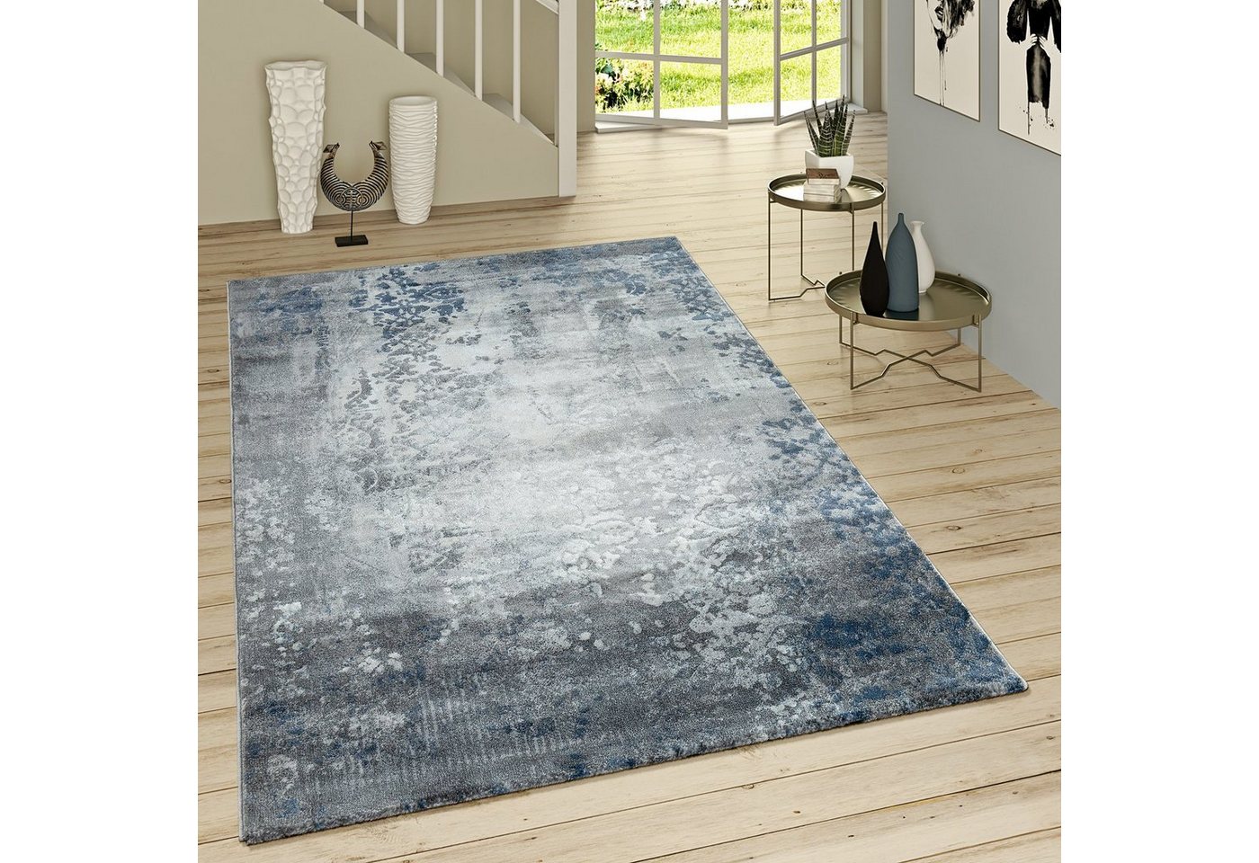 Teppich Kurzflor Teppich Modern Orientalisches Muster, Paco Home, Läufer, Höhe: 15 mm von Paco Home