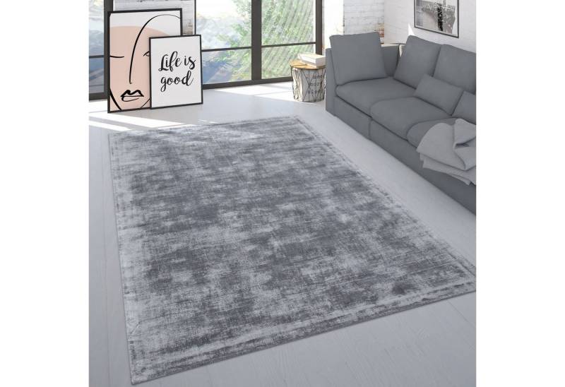 Paco Home Teppich Nagpur 260, rechteckig, Höhe: 12 mm, Handweb, Kurzflor, 80% Viskose, mit leichtem Schimmer, handgewebt Paco Home Teppich Nagpur 260, rechteckig, Höhe: 12 mm, Handweb, Kurzflor, 80% Viskose, mit leichtem Schimmer, handgewebt von Paco Home