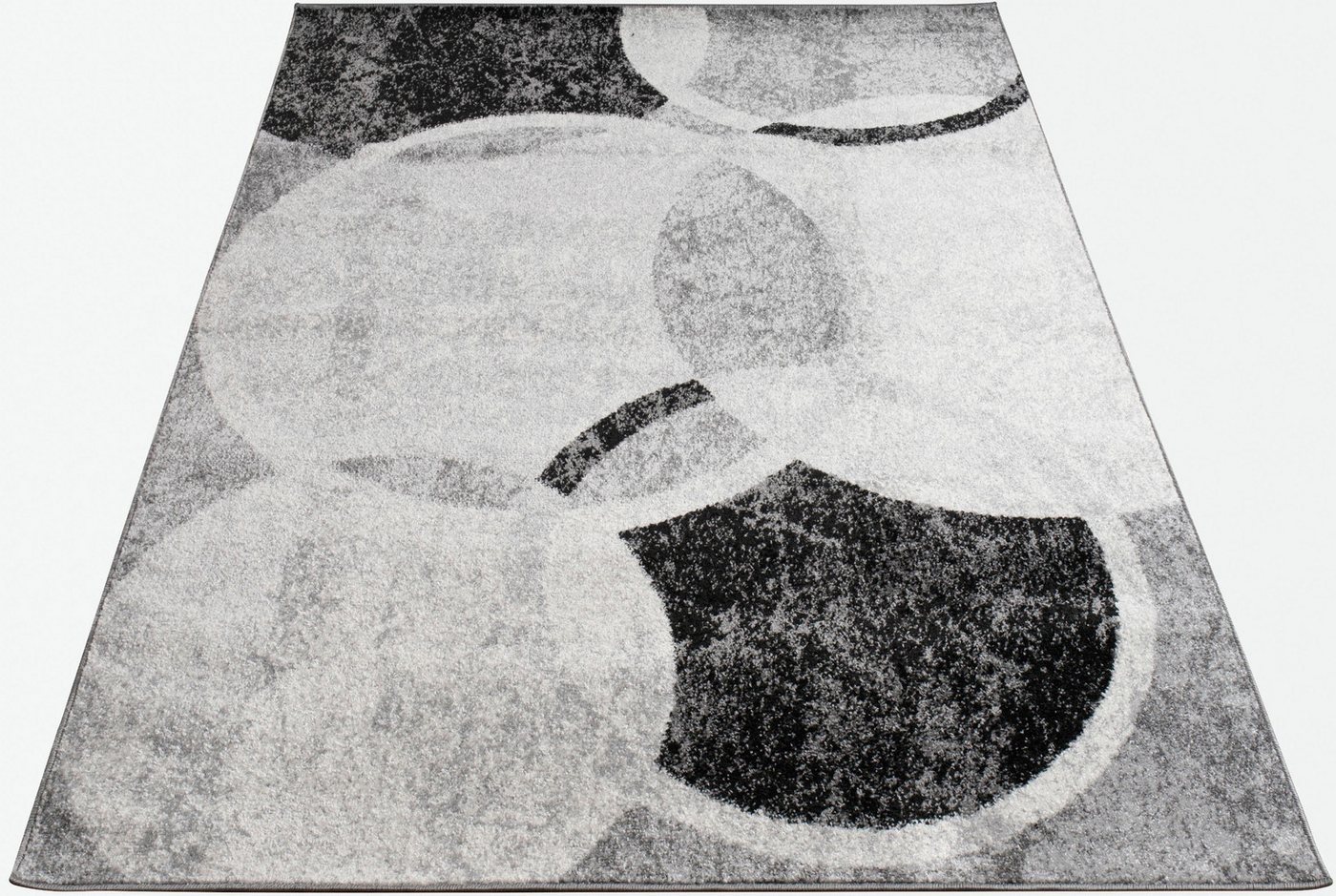 Teppich Sinai 055, Paco Home, rechteckig, Höhe: 13 mm, Kurzflor, modernes Design, Motiv Kreise von Paco Home